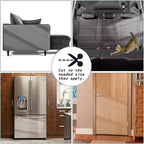 Anti Cat Scratch Furniture Protector, Transparent Self-Adhesive Couch Furniture Protectors from Cats Scratching Claws, Cat Scratch Couch Protector (3.2”x 33 Yards)