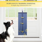 Anti-Scratch Dog Door Bell - Adjustable Puppy Potty Training Bells, Hanging Doorbell to Protect Doors & Trim
