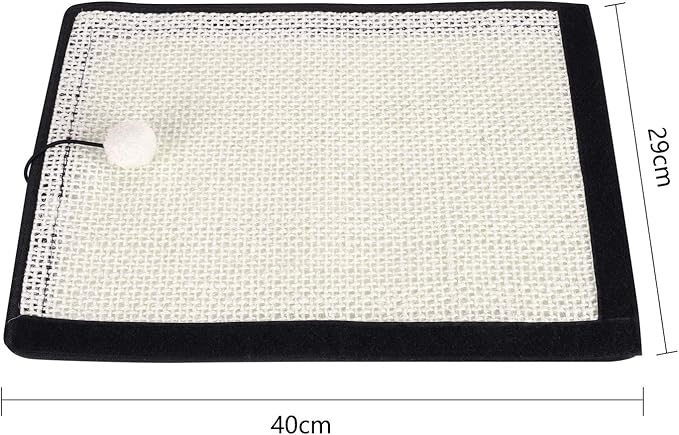 Cat Scratcher Mat Natural Sisal Scratch Couch Cover Furniture Protector Scratching Mat for Sofa Cat Scratch Pad Rug for Grinding