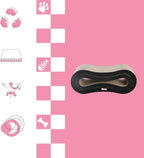 CSR1014A Suvi 26" Modern Cardboard Infinity 2-in-1 Lounge Bed Cat Scratcher with Catnip, Ink