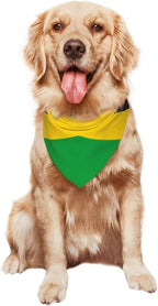 Dog Bandanas Flag of Jamaica Pet Bandana Scarf Triangle Bibs Kerchief Accessories for Dogs Cats