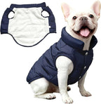 Dog Jacket Waterproof Fleece Dogs Vest Small Dog Coats for Winter Cold Weather Warm Dogs Puffer Jacket Puppy Coat Blue Pet Jackets Cat Coats XS