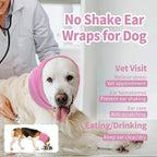Nanaki Calming Ear Wrap - Quiet Dog Headband Snood Ear Muffs for Anxiety Relief and Noise Reduction