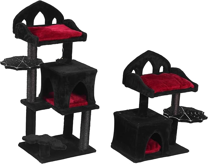 Gothic Cat Tree Duo: Majesty and Mystery Bundle