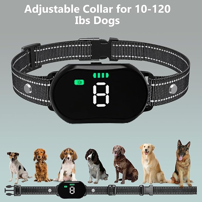 KIP Remote Dog Training Collar, IP67 Waterproof Shockproof E-Collar with 5 Training Modes, Rechargeable and Adjustable for Small, Medium and Large Dogs