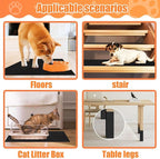 Pet Nail Self Adhesive Replacement Emery Paper Fits Most Dog Scratch Pad Cat Litter Box DIY on the Places Where Pets Like to Scratch Alternatives to Cat and Dog Nail Clippers (10in*13ft, Brown)