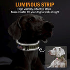 HYDEME Tactical Dog Collar, Alpine Loop Adjustable Military Training Nylon Dog Collars with Handle and Reflective for Small Medium Large Dogs, with Airtags Protective Case & Patches.(XL,OliveGreen)