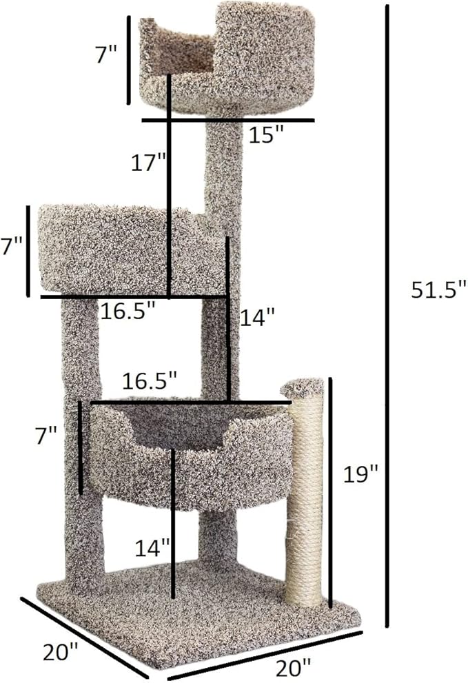 New Cat Condos Deluxe Cat Tree