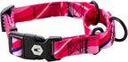 Wolfgang Heavy Duty Martingale Dog Collar with Quick Release Nylon Buckle for Walking & Training, MarbleSwirl Print, Large