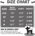 4 Pack Chihuahua Clothes Dog Clothes for Small Dog Black Puppy Clothes Soft K9 Security Pattern Dog Shirt Summer Autumn Pet Clothing (X-Small)