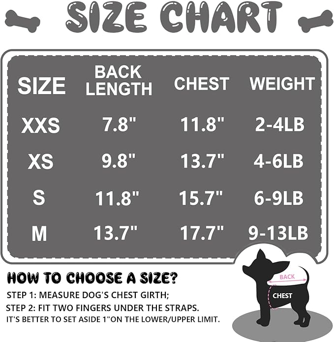 4 Pack Chihuahua Clothes Dog Clothes for Small Dog Black Puppy Clothes Soft K9 Security Pattern Dog Shirt Summer Autumn Pet Clothing (X-Small)