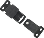 Sprenger Herm Black Stainless Steel ClicLock Buckle Quick Release Fastener for Dog Training Prong Collar for Small Medium Large Dogs Made in Germany (3.0/3.2mm, Black Jacket)