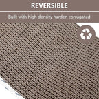 Cat Scratcher 4 PCS Pad, Cardboard with Premium Reversible Scratch Textures Design Wide Durable Scratching Pad