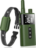 No Shock Dog Training Collar with Remote 3300FT, Dog Vibration Collar with Controller Beep and Vibrate Only, Safe Lock Waterproof Rechargeable Vibrating Collars for Dogs(10-120 lbs)-No Prongs
