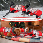 Doglay Dog Coat, Waterproof Dog Jacket Pet Winter Coat for Cold Weather with Thicken Furry Collar, Reflective Puppy Winter Jacket Warm Fleece Lining for Small Medium Large Pets