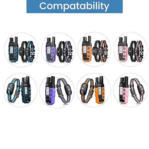 2-Pack Charger Cord for Bousnic Shock Collar RS2, RS2A and RS2B, 3-in-1 Fast-Charging Training Collar USB Cable