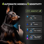 2 Pack Dog Bark Collar with Remote – 2-in-1 Automatic & Manual Modes, Smart Anti Bark Dog Training Collar with Beep, Vibration & Shock, 330FT Range, IP67 Waterproof, Rechargeable (8-150lbs)