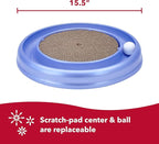 Coastal Pet Turbo Scratcher Cat Toy - Cardboard Cat Scratcher Pad with Cat Toy Ball Track and Catnip (1 Pack)