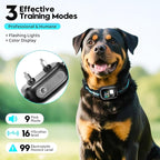 Dog Shock Collar with Remote-3300 Feet & IPX7 Waterproof Dog Training Collar -Beeper, Vibration, Safe Shock for 7-120lbs Large, Medium, Small Dogs, with Keypad Lock, Rechargeable Bark Collar（2Dogs
