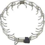 Herm Sprenger Stainless Steel Prong Dog Collar with ClicLock Buckle - for Small Medium Large Dogs – Ultra-Plus Training Pinch Collar with Quick Release - Made in Germany (16in (40cm) x 2.25mm)