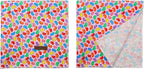 Elegant little tail Easter Dog Bandana, Colorful Candy 1PC Washable Dog Scarf Female or Male Square Bib Kerchief Scarf Adjustable Pet Bandana for Medium Large Dogs