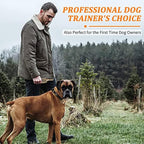 Electric Shock Collar - Dog Training Collar with Remote 2000ft, Waterproof Dog Shock Collar for Medium Large Dogs with Strong Vibration&Beep, Rechargeable E Collar with 2 Collar Straps (Desert Camo)