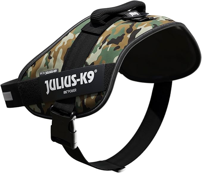 Julius-K9, 16IDC-C-4, IDC Powerharness, Dog Harness, Size: 4, Camouflage