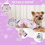 Dog Pajamas Pjs Spring Summer Dog Clothes for Small Dogs Girl Boy, Soft Stretchy Tiny Chihuahua Yorkie Puppy Clothes Doggie Onesies Cat Pet Jammies Outfit, Mermaids, S