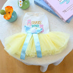 Furbabycare® Elegant Sweet Easter Puppy Dog Blingbling Princess Skirt Pet Dog Lace Cake Camisole Tutu Dress C-Easter Bunny Medium