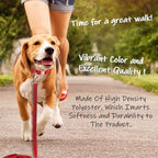 Bubblepup Velvet Dog Collar and Leash Set, Dog Collars for Small Medium Large Dogs Leash for Training & Walking