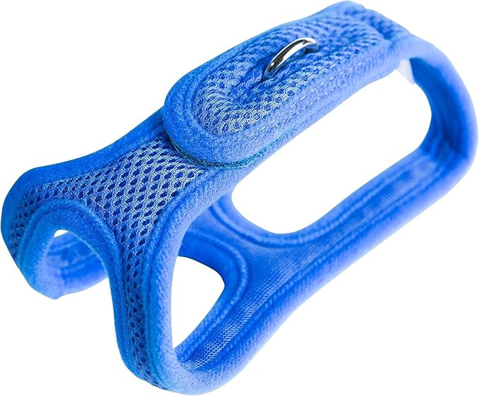 Velpro Mesh Pet Shoulder Harness Collar, 13"-14", Blue