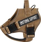 voopet Emotional Support Dog Harness, Professional Service Dog Vest Harness for Small Medium Large Dogs, Reflective Breathable and Adjustable No Pull/Choke ESA Essential Harness