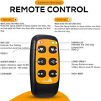 My Pet Command 2 in 1 Citronella Dog Anti bark training collar Auto and Remote Control Safe Humane Spray collar with advanced bark detection mode Adjustable sensitivity levels 1 Collar Kit with Remote