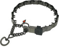 Herm Sprenger NeckTech Sport Dog Training Prong Collar with ClicLock Buckle on The Side No-Pull Collar with Swivel D-Ring Made in Germany (Black Stainless Steel, 23in (Neck Size up to 20in))