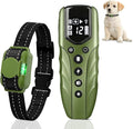 Tiniest Small Dog Shock Collar, Lightest Dog Training Collar with 2000ft Remote, Tailored for Small Dogs 5-15lbs & Medium Large Dogs, Beep, Vibrate, Shock, Lighting, Waterproof, Rechargeable，Green