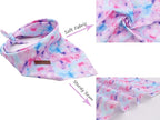 Elegant Little Tail Dog Bandanas - Comfortable Adjustable Square Kerchiefs for Boys & Girls, Small to Large Dogs
