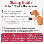 Mayerzon 1.5" Wide Martingale Collar for Large Medium Small Dogs Pitbull German Shepherd, No Pull Reflective Slip Martingale Dog Collar with Buckle Soft Padded for Walking Training(Pink,XXL)