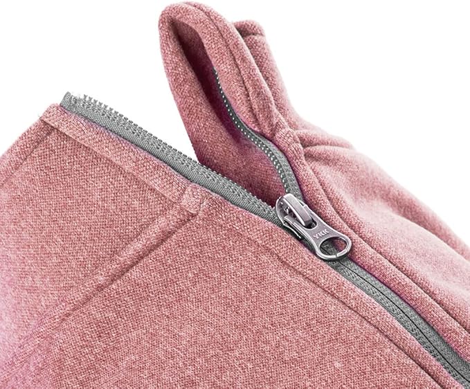 Gooby Zip Up Microfiber Fleece Dog Sweater - Pink, Medium - Warm Double Layered Soft Microfiber Fleece Step-in Dog Jacket for Small to Medium Dogs