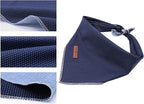 Lionet Paws Dog Bandana for Small Medium Large Dogs, Cat Kerchief Blue DOIT, Triangle Bibs Scarf for Girl or Boy