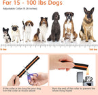 Dog Training Collar, IPX7 Waterproof Dog Shock Collar with Remote Control Range 1300ft, 3 Training Modes, Beep, Shock, Vibration, Rechargeable Shock Collar for Large Medium Small Dogs