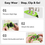 Joytale Small Dog Harness, Breathable Mesh Step-in Vest, Reflective Soft Padded Harnesses for Small and Medium Dogs, Green, L