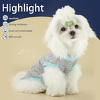 Chic Ion Polyester Dog Vest: Adorable Fashion Apparel for Small, Medium, and Large Breeds, Moisture-Wicking, Soft, Anti-Static, Durable, and Easy-to-Clean Design - Grey XS