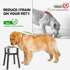 Elevated Dog Bowl Stand for Large Dogs, Adjustable Width 7-10.6, 11" Tall Dog Food Water Stand, Bowl Not Included