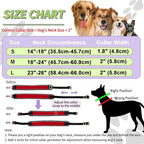 Martingale No Pull Dog Collar for Large Medium Dogs Training Walking, Heavy Duty Nylon Reflective Adjustable Anti Pull Slip Collar with Buckle M Wine Red