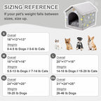Jiupety Dog House Indoor, 2XL Size Indoor Dog House for Large Dog, Warm Cave Sleeping Nest Bed for Cats and Dogs, Gray