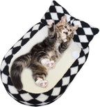 Cat Scratcher Bed 3 in 1 Sisal Cat Scratching Board for Indoor Oval Cat Scratch Pad Durable Scratching Lounge Bed Round Bowl with Toy Balls for Cats Kitten Puppy (24"x15.7"x3.5")