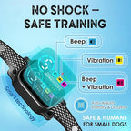 Bark Collar for Small Dogs 8-40 lbs – No Shock Anti Barking Collar with AI Chip – 3 Modes & 5 Sensitivity Levels – Waterproof, Rechargeable, Magnetic Charging – Humane, Effective Training (Black)
