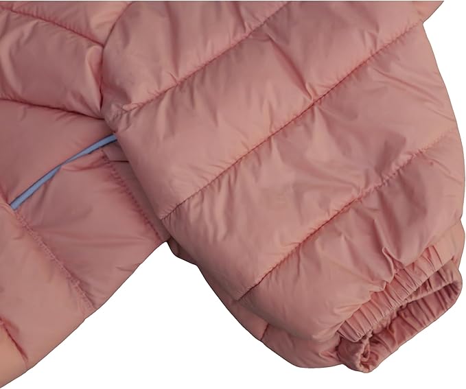 Warm Dog Coat, 4 Legs Covered Waterproof Windproof Reflective Vest, Zippered Adjustable Outdoor Snow Jacket for Small Medium Large Dogs, Lotus Pink M