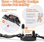 Small Shock Collar for Small Dogs，1300FT Dog Training Collar with Remote，3 Channels - IP67 Waterproof Rechargeable, Beep, Vibration, Safe Shock for Small & Medium Dogs(5-30Lbs，Black)