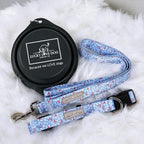 Lucky Love Dog Martingale Dog Collar - Adjustable, No-Slip, Durable, & Soft Webbing Collar for Male and Female Dogs Ideal for Training & Walking - Winterblue, Small